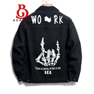 Benggo.id | New Jeans Jacket/Men's Jeans Jacket/Jeans Jacket/Motif Jeans Jacket/Korean Jeans Jacket/