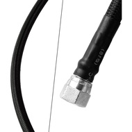 Automotive Replacement Transmission Cooling Lines - Upgraded 6AN 70-inch Black Nylon Braided Hose, C