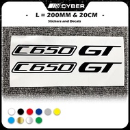 For BMW C650GT  2X 200MM Motorcycle Fairing Shell Hub Head Shell Fuel Tank Tail Sticker Decal Custom