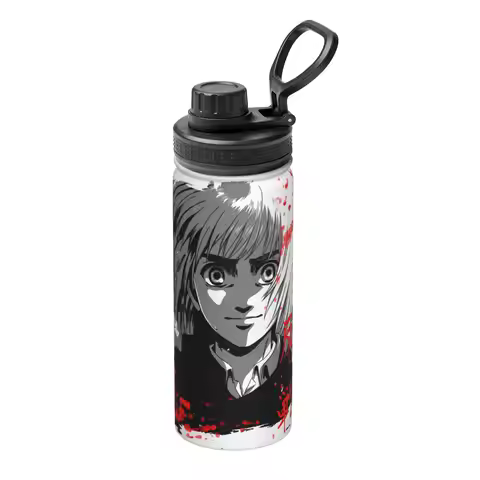 Attack on Titan 18OZ Sports Insulated Kettle Anime Coffee Cups Stainless Steel Double Wall Mug Water