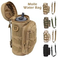 Molle Water Bottle Holder Bag Military Hydration Bag Tactical Kettle Pouch With Handle For Up To 32 