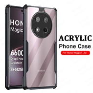 For Honor Magic7 Lite Case Acrylic Transparent Shockproof Cover Honor X9c X 9c Honor X9d 9D Protecti