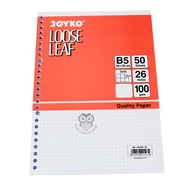 Loose Leaf B5 26 Holes Joyko contains 50 sheets - SEMANG STATIONERY B5 Paper