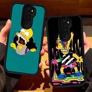 S107 Bart Simpson Casing for OPPO Reno 2Z A37 F11 A9 A39 2F A5 2020 A83 Pro black