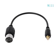 Will MCX Male to IEC Female Jack RF Coaxial Cable Connector Adapter Cord MCX-IEC