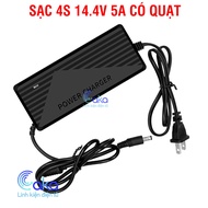Sạc 4S 14.6V 5A Có Quạt tản nhiệt Bộ Sạc Pin Sắt LiFePO4
