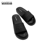 DAPPER รองเท้าแตะ DP Icon Carbon Fiber Embossed Pool Slide Sandals สีดำ