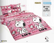 Mybestbedd : ที่นอนปิคนิคTOTO : ลายสนุปปี้ (Snoopy)​ ลิขสิทธิ์​แท้​100​