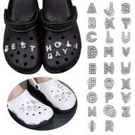 จิ๊บบิทลายการ์ตูน Jibbitzติดรองเท้า ตัวติดรองเท้า ลายเพชร ตัวอักษร A-Z