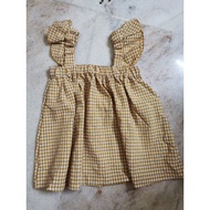 New checker yellow top