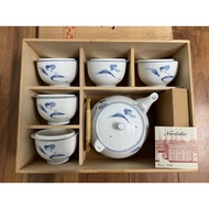 Japanese Noritake Premium Tea Set Wooden Box