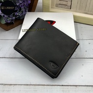 Rush Rider Full Leather Wallet Men Short Wallet Cowhide Leather Short Purse