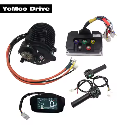 QS138 70H V3 3KW 100KMH Mid-Drive PMSM Motor With Fardriver ND72680 / ND84680 / ND96680 Controller, 
