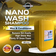 【Kleenson】GS Nano Wash Shampoo 20KG | Car Shampoo | Car Wash Shampoo | Wash and Wax | Nano Wash | Cl