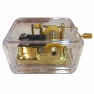 1 PCS Music Box GOLD PLATED SQUARE MUSIC Box