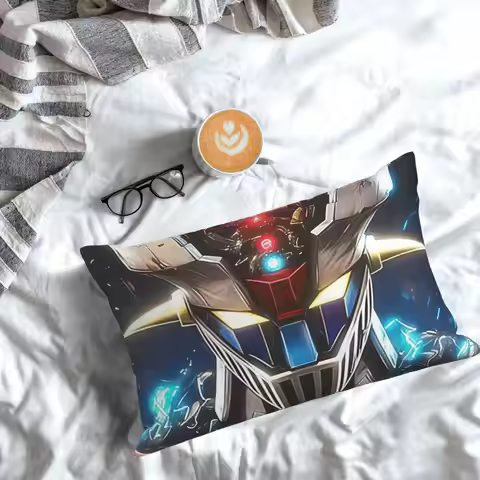 Mazinger Z Mad Robot Grendizer Anime Manga Rectangle Pillowcase Cushion Cover Decor Bedroom Bed Home