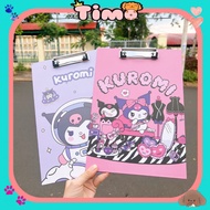 Kuromi Application Signing A4 Document Clip Cute School Supplies VPK33