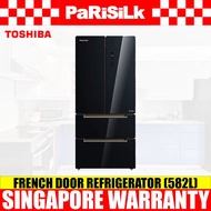 Toshiba GR-RF532WEPGX French Door Refrigerator (503L)(Energy Label 2 Ticks)