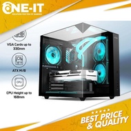 CASE ENLIGHT EN Z10 ATX TG Black ENZ10 CASE PC COMPUTER no fan ATX Case