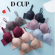 Big Size 38-46 D Cup wire Elegant Full-Cup Lace Bra Women Plus Size