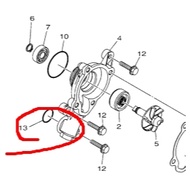 mt15 R15 V3 v4 r15m Water Pump Oil Seal Oring 93210-39803 19809
