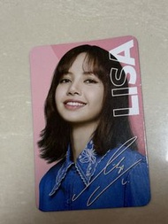 OREO x BLACKPINK 聯名限定的 Lisa 官方隨機特典小卡