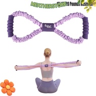 KEATHS 8-Line Puller, Multi-functional Elastic Band Yoga Tensioner, Portable 10/15/20 Pounds Resista
