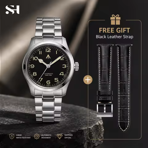 NEW Limited Edition 38mm Ultra-thin Dive Watch PT5004 Automatic Mechanical Movement Waterproof Cathe