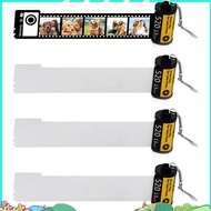 4 Pack Sublimation Memory Film Roll Keychain, Double Sided Sublimation Blank Camera Film Roll Canist
