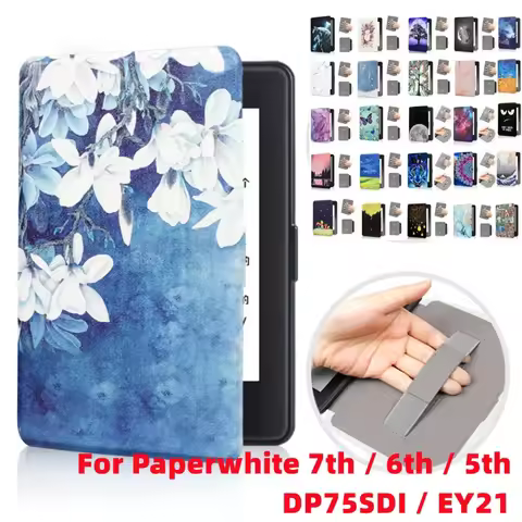 Printed Shell Case for Kindle Paperwhite 7th 6th 5th Generation 2015 2013 2012 Release DP75SDI EY21 