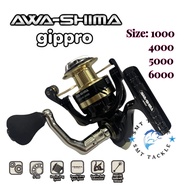 **Awashima Gippro Spining Reel Size:1000/4000/5000/6000