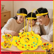 [SG Seller]Bead Board Game Interactive Toy Magnetic Bee Fishing Toy  Multiplayer Family Game