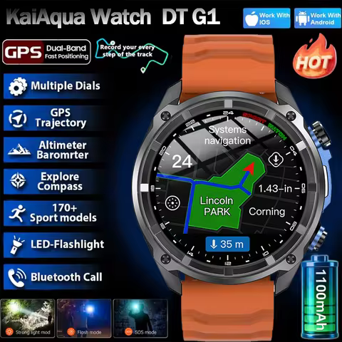 2026 New T-Rex3 Pro 1100mAh Battery Smart Watch GPS path 3ATM Waterproof Sports Run tracker Outdoors