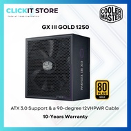 COOLER MASTER GX III Gold 1250 ATX3.0 Full Modular POWER SUPPLY PSU - MPW-C503-AFAG-BUK