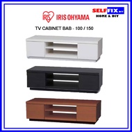 Iris Ohyama TV Cabinet - White / Brown / Black (BAB-150 / BAB-100)