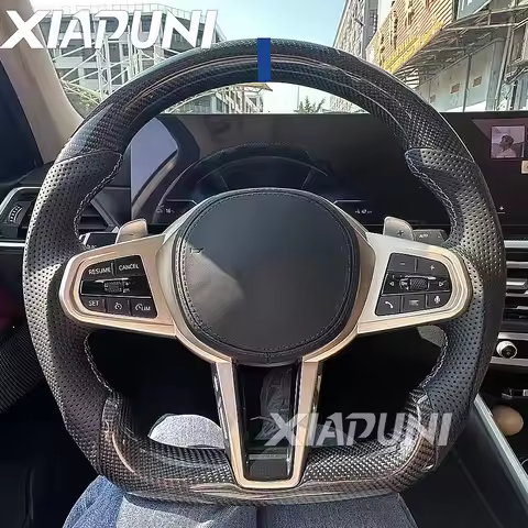 Fit For LCI CS Carbon Fiber Steering Wheel X3M X4M X5M X6M M5 F90 F95 F96 F97 F98 F32 G87 G80 G82 G2