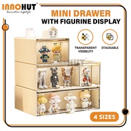 [4 Sizes] Innohut Kotak Penyimpanan Berlaci Desk Mini Drawer Blind Box Display Desk Organizer Storag