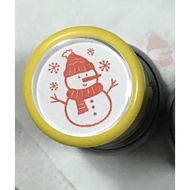 Christmas Series Photosensitive Seal Stamp Seal Surface 1.7cm Collection Point Seal Event Seal Level