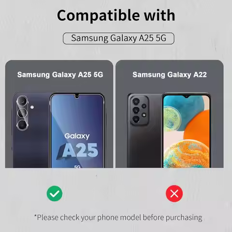 For Samsung Galaxy A25 5G HD Full Cover Tempered Glass