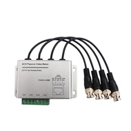 Hot selling 4 channel passive video balun transceiver hd cvi tvi ahd video balun for cctv camera