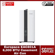 [SG SELLER] Europace EAC801A 8000 BTU Casement Air Con. 2 Yrs Wty. Safety Mark Approved. SG Stock.