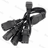 High Quality IEC 320 C14 Male Plug to 4XC13 Female Y Type Splitter Power Cord C14 to 4 x C13 250V/1