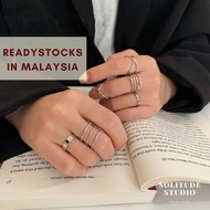 [Ready Stock] Eden Ring Set｜嘻哈风6in1戒指套组｜Jewellery Ring｜Ring Set｜Ring for Women｜Women Ring｜戒指｜Solitud