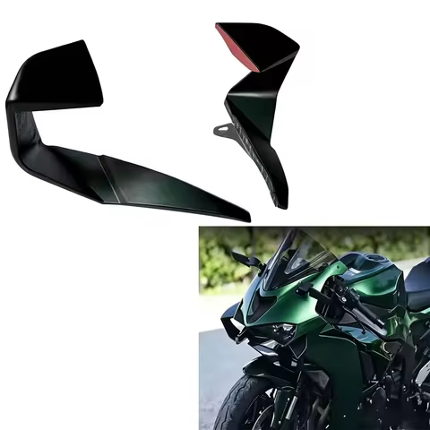 For KAWASAKI Ninja ZX-6R NINJA ZX 636 ZX6R 2024-2026 Motorcycle ABS Front Spoiler Wing Aerodynamic W