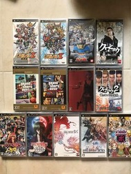 21年新返）日版 PSP GTA GRAND THEFT AUTO 超級機械人大戰 GTA FINAL FANTASY 太空戰士 鋼之練金術師 GVG SD GUNDAM 基利之野望 戰國 BASAR