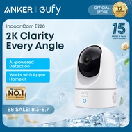 [New] ANKER eufy Security Indoor Cam E220 2K Pan Tilt WiFi Camera Human Pet AI Detection Motion Trac