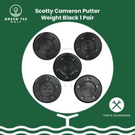 Golf Scotty Cameron Putter Weight FULL BLACK 1 Pair Scotty Cameron Putter Weight