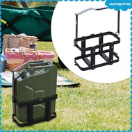 [SzyongxcbMY] Jerry Gas Can Holder Rack Detachable Car Oil Drum Fixed Bracket Carbon Steel Replaceme