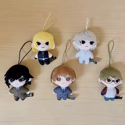 8cm Original 2nd Series Death Note Plush Gashapon Light Yagami Mello Near Mikami Teru Keychain Anime