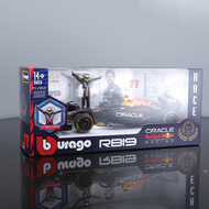 FGTRE ใหม่ Prodcut Bburago 1:24กระทิงแดง Rb19 F1 Diecast Max Verstappen และ Sergio Perez Pilot Figua